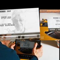 Storycase typewriter