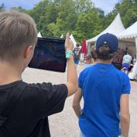 Die eigene Utopie wird in AR betrachtet