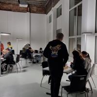 Beim Tüfteln in Räumlichkeiten der ehemaligen Nationalbank