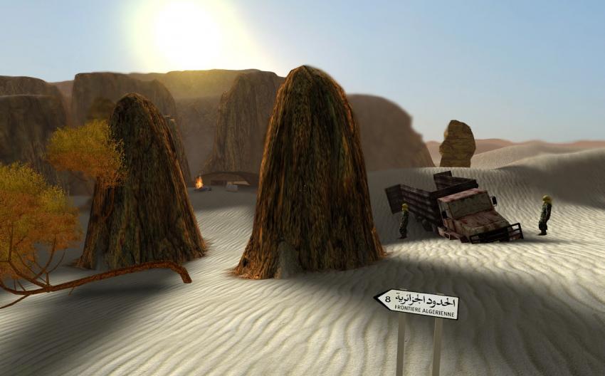 Sahara - Die erste Station.