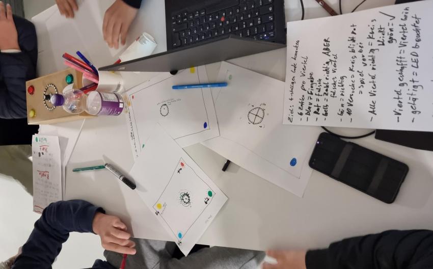 Handschriftliches Programmieren, Papier-Prototypen und PCs