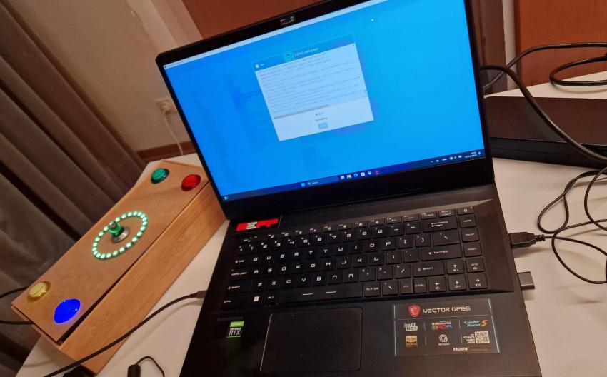 Die Box ist bereit zum Programmieren